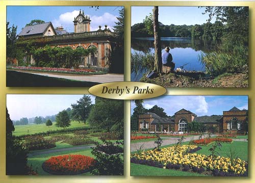 Derby's Parks postcards